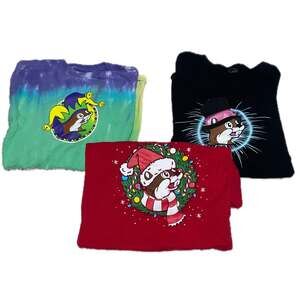 Buc-ee’s Otter Mascot Graphic T-Shirt Bundle New Years, Christmas, Mardi Gras